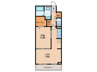 深野5丁目アパートEASTの物件間取画像